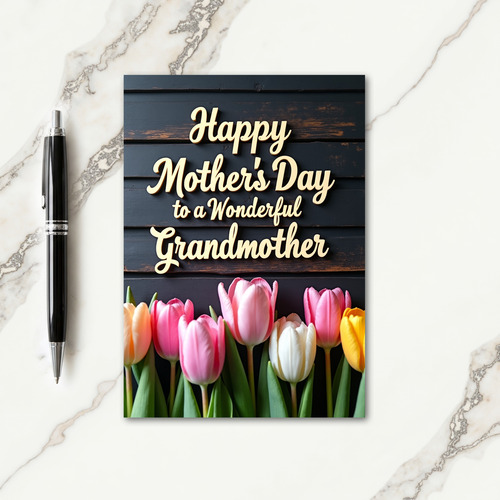 Golden Grandmothers Day Card