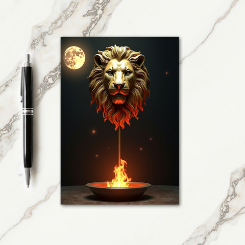 Golden Guardians Fiery Night Card