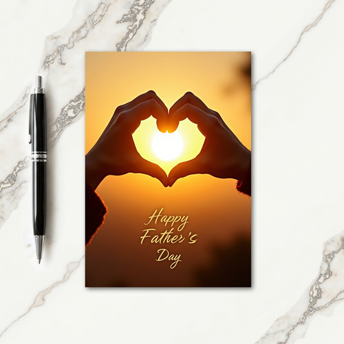 Golden Hands Affection Day Card