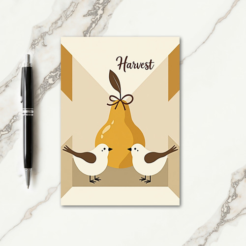 Golden Harvest Birds Card thumbnail