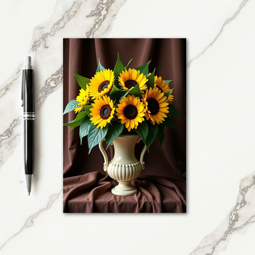 Golden Harvest Blooms Card