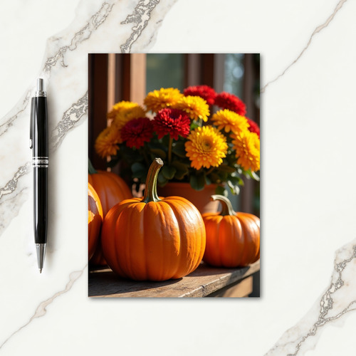 Golden Harvest Bounty Card