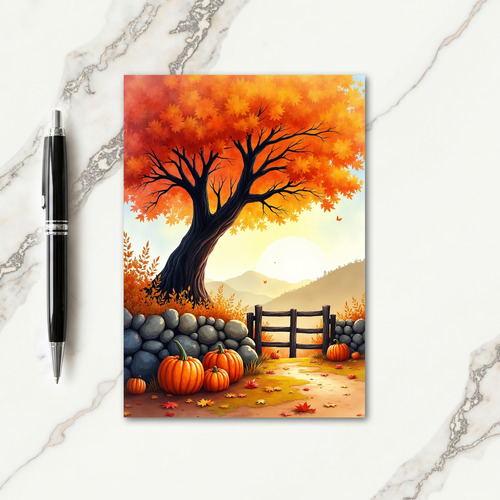 Golden Harvest Gourds Card thumbnail