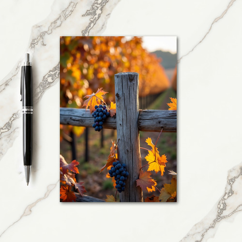 Golden Harvest Vineyard Card thumbnail