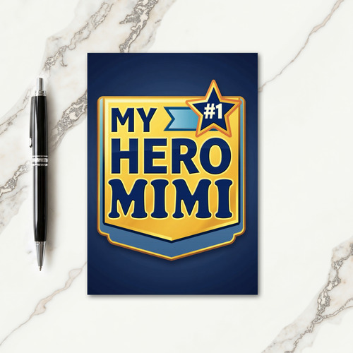 Golden Hero Mimi Emblem Card