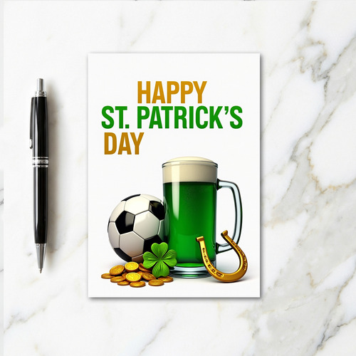 Golden Horseshoe Pattern Card