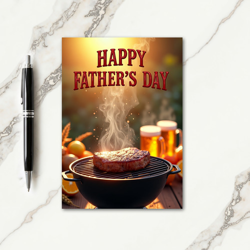 Golden Hour Fathers Day Card