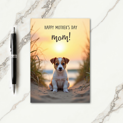 Golden Hour Mothers Day Card