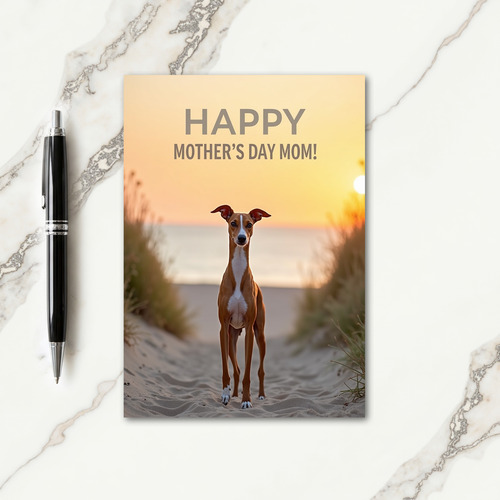 Golden Hour Mothers Day Pet Card