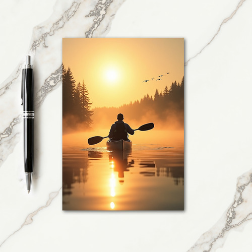 Golden Hour Voyage Card