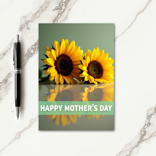 Golden Hue Mothers Day Card