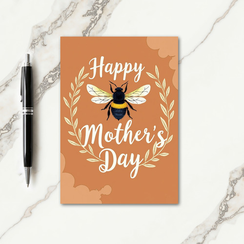 Golden Insect Mothers Day Card