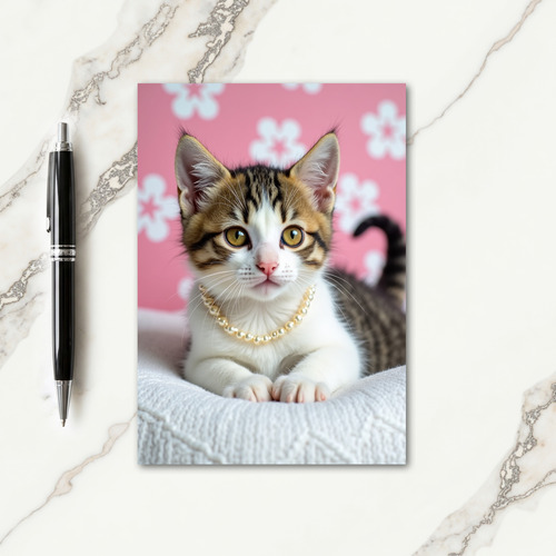 Golden Kitten Mothers Day Card