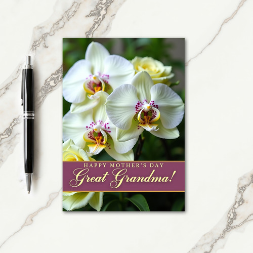 Golden Lettered Mothers Day Card