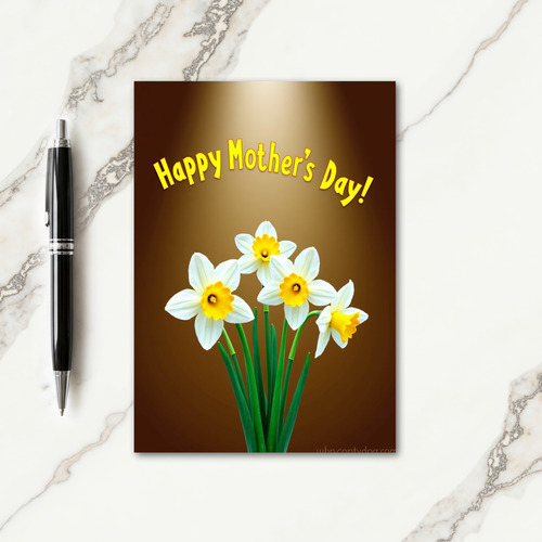 Golden Light Mothers Day Card