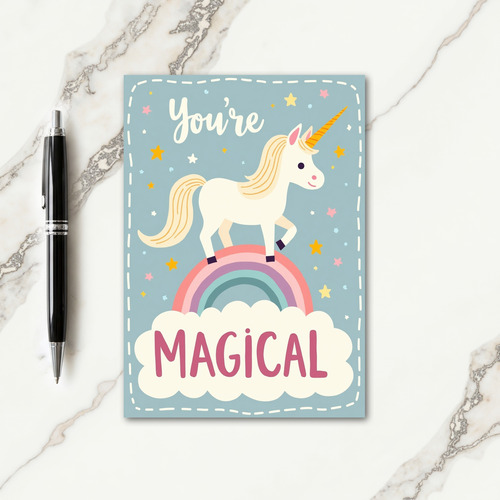 Golden Mane Birthday Card