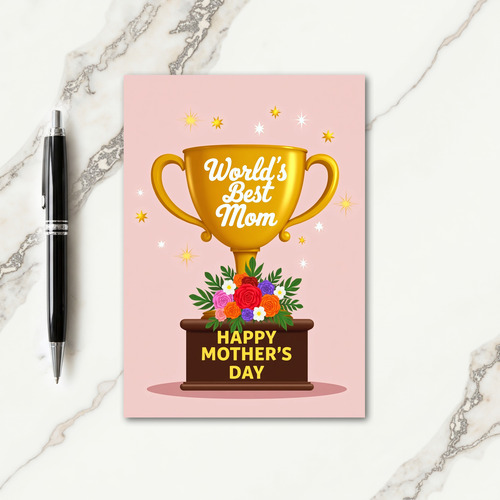 Golden Mom Award Illustration Card