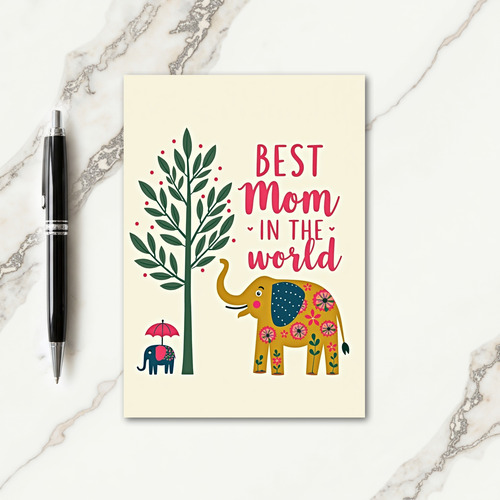 Golden Moms Day Art Card