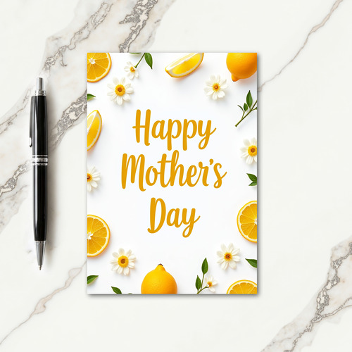 Golden Mother Illustration Card