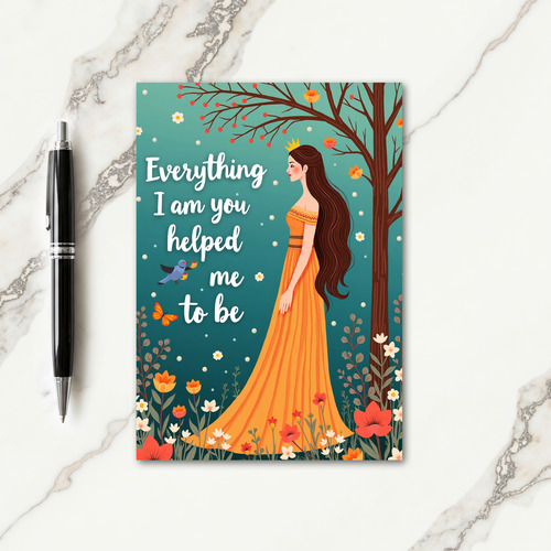 Golden Mothers Day Art Card