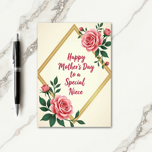 Golden Mothers Day Bloom Card