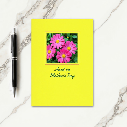 Golden Mothers Day Garden Card