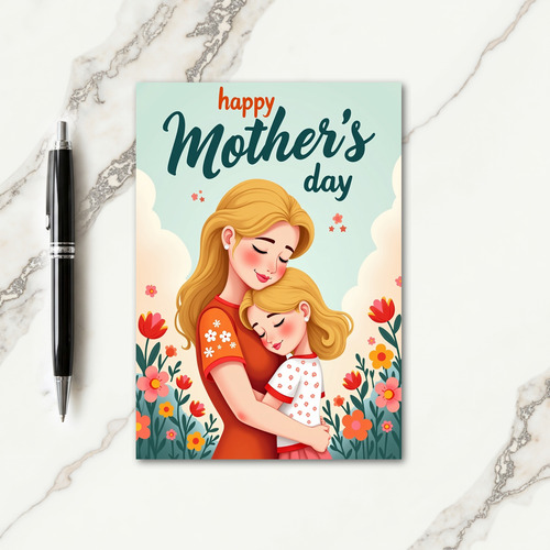 Golden Mothers Day Love Card