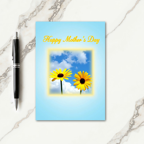 Golden Mothers Day Script Card