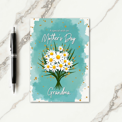 Golden Mothers Day Sparkle Card