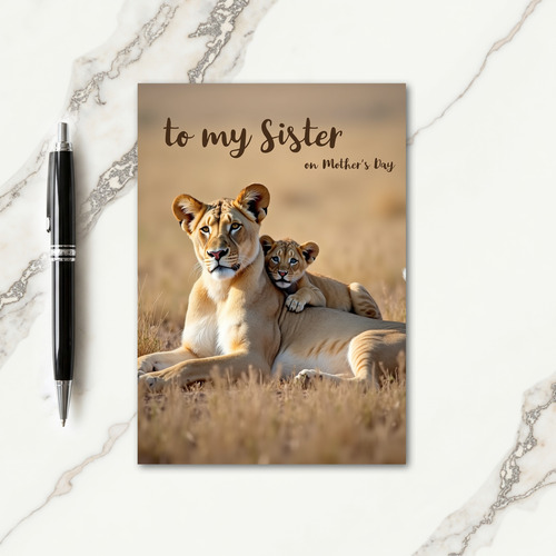 Golden Mothers Love Scene Card