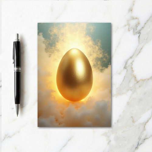 Golden Orb Celestial Card