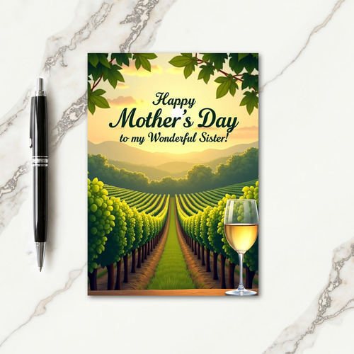 Golden Orchard Mothers Day Card