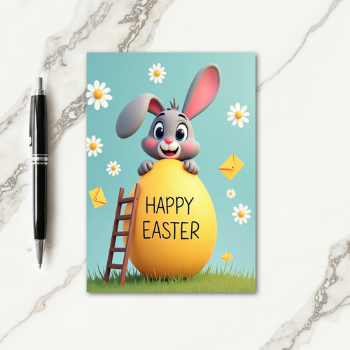 Golden Ovoid Springtime Card