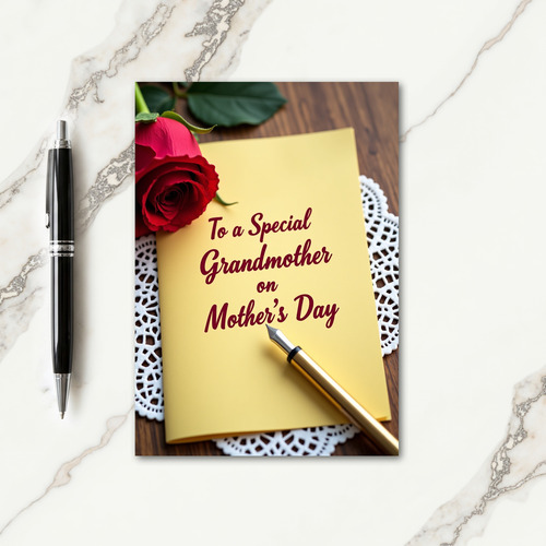 Golden Pen Mothers Love Card
