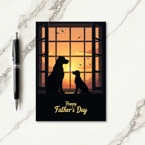 Golden Sky Fatherly Love Card