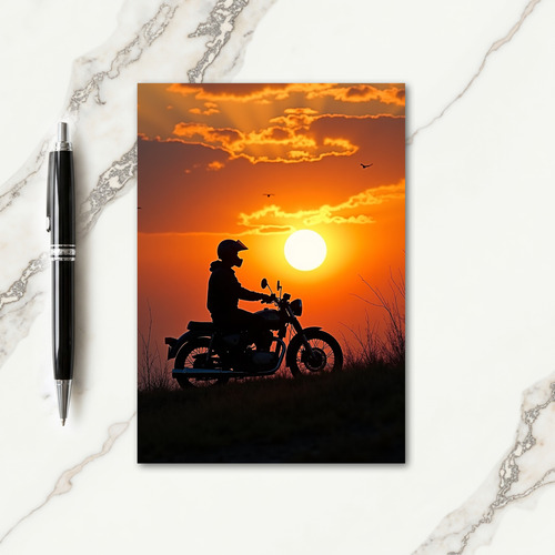 Golden Sky Fathers Day Card
