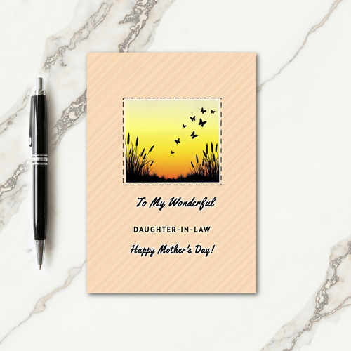 Golden Sky Mothers Day Card