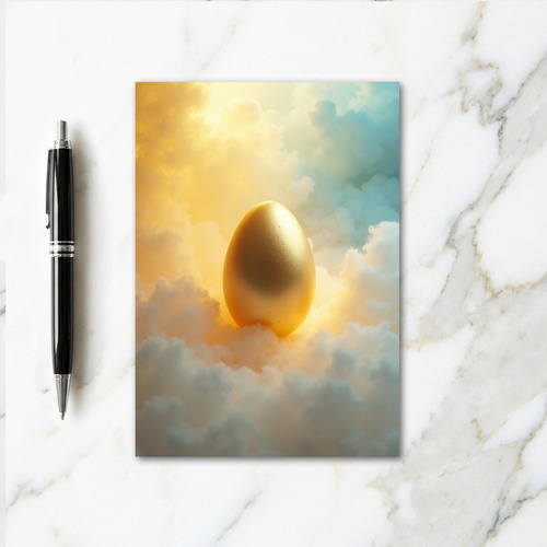 Golden Sky Ovoid Card