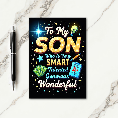 Golden Sons Day Tribute Card