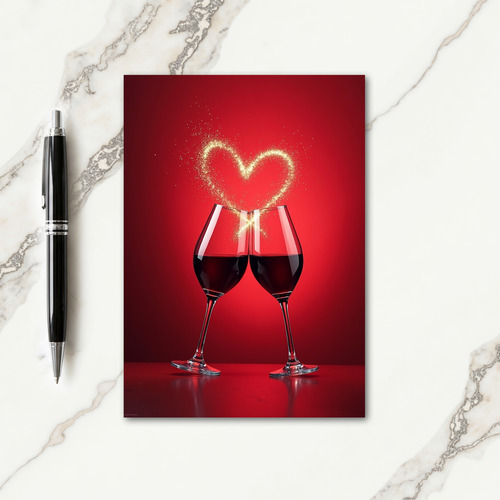 Golden Spark Mothers Day Card