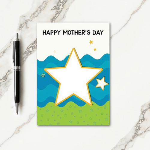 Golden Star Mothers Day Card