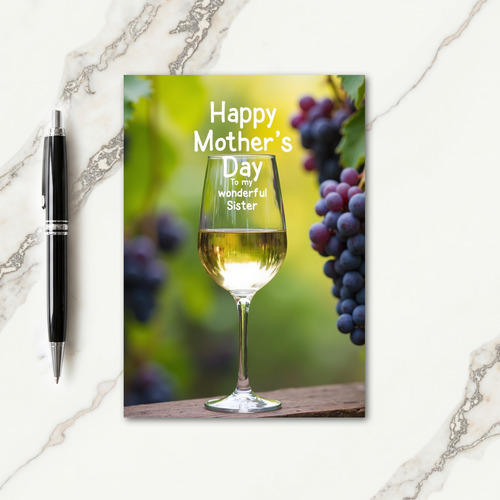 Golden Toast Mothers Day Card