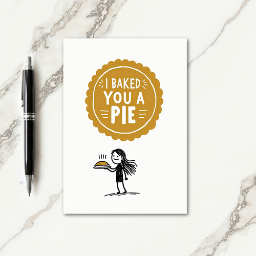 Golden Treat Birthday Card