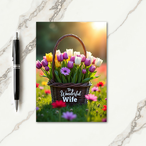 Golden Wifes Mothers Day Card