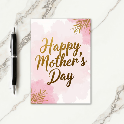 Golden Wishes Celebration Card