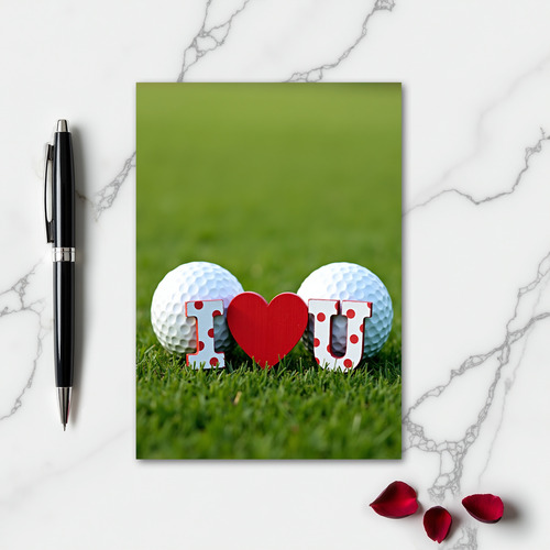Golf Love You Simple Card