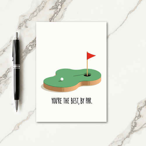 Golfing Fathers Day Card