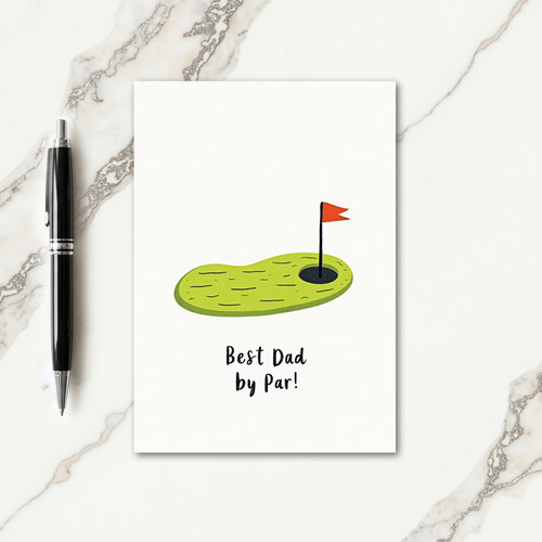 Golfing Great Fathers Day Card
