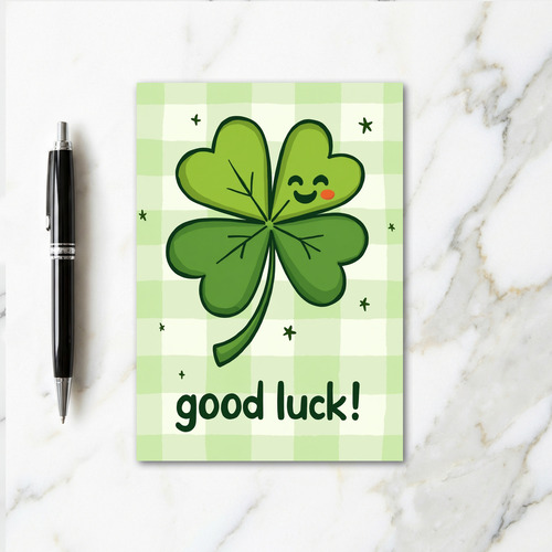 Good Luck Clover Card For Partner