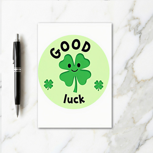 Good Luck Clover Friend Card